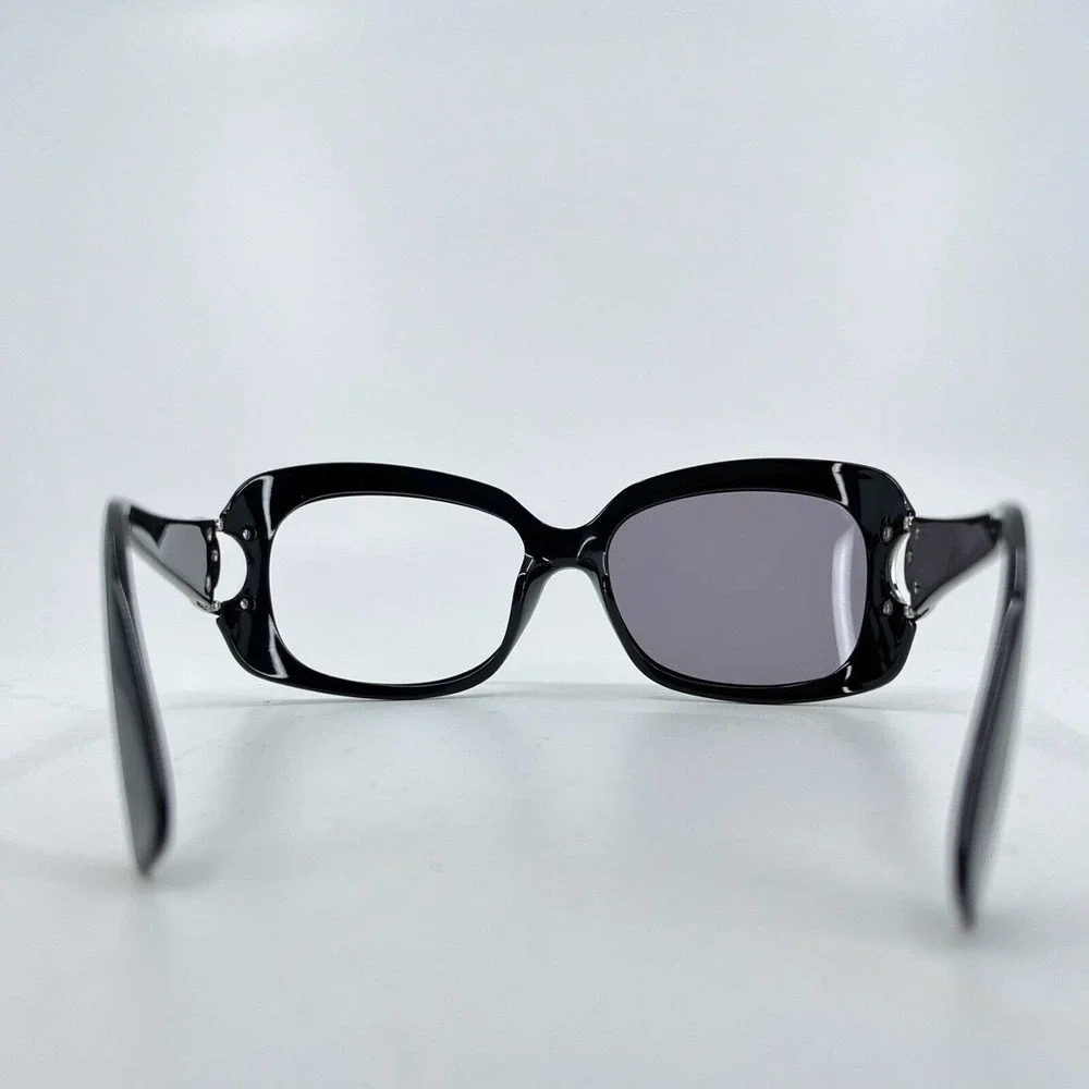 Giorgio Armani GA 654/s D28BN Square Black‎ Sunglasses 57-17-130 7140